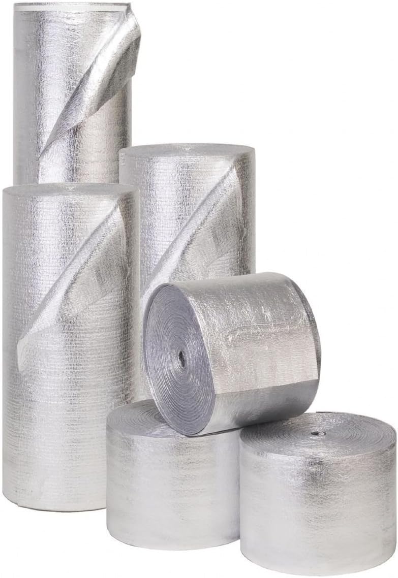 US Energy Products Reflective Insulation Shield, Heat Shield, Thermal Insulation Shield 16" x50ft, 16''x100ft, 24" x50ft, 24" x100ft, 48" x50ft