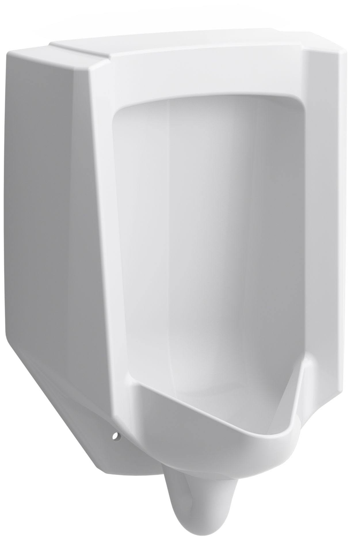 Kohler K-4991-ERSS-0 Bardon High-Efficiency Urinal (HEU), Washdown, wall-hung, 0.125 GPF to 1.0 GPF, Rear Spud, Antimicrobial -