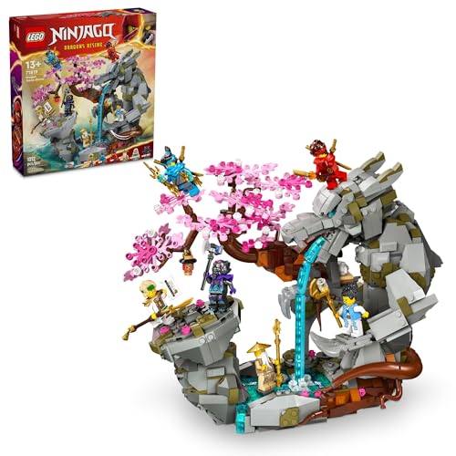 LEGO NINJAGO Dragon Stone Shrine, Build and Display Ninja Toy with 6 Ninja Action Figures, Advanced Building Ninja Kit