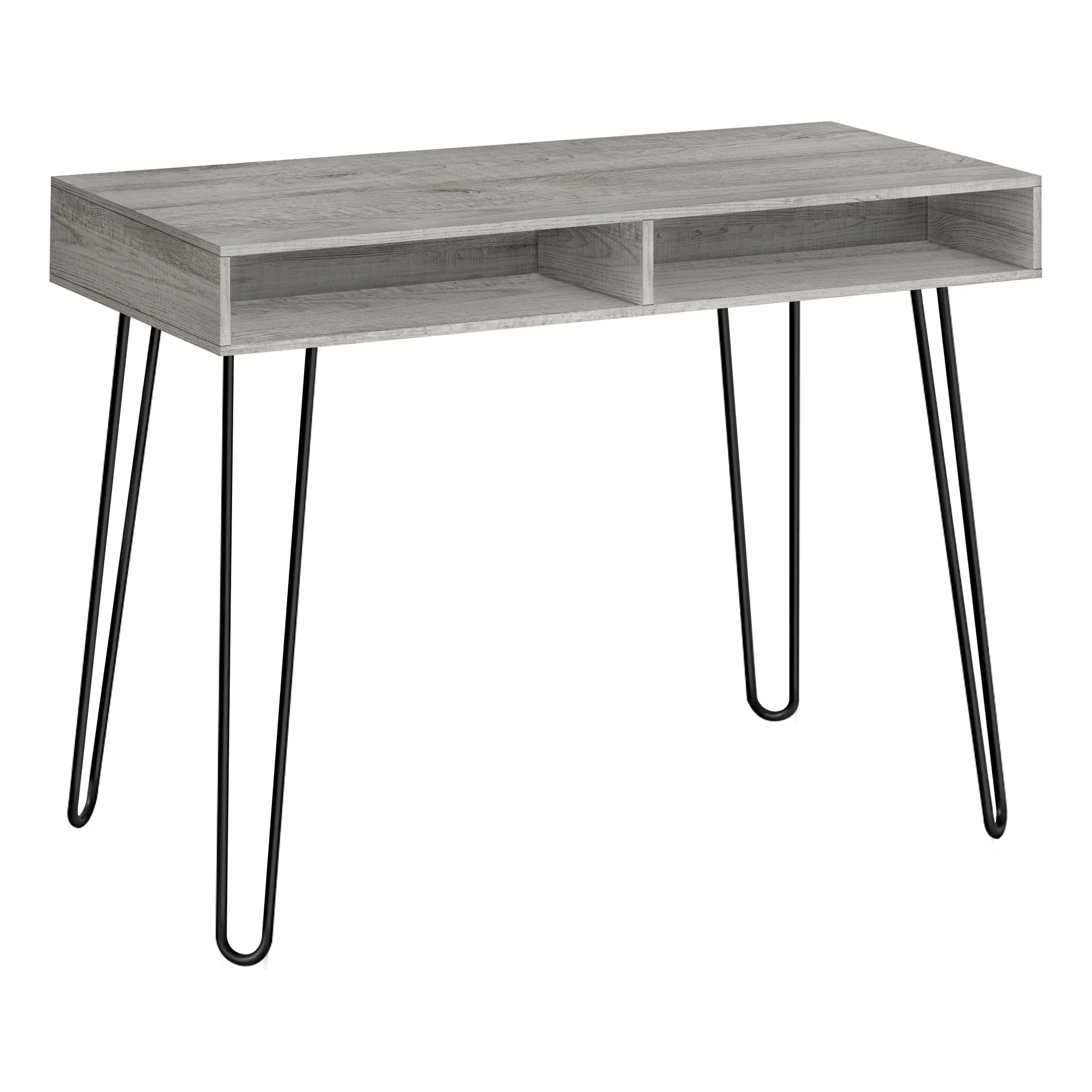 Monarch Specialties Computer Desk, Home Office, Laptop, Storage Drawers, 40"L, Work, Grey Laminate