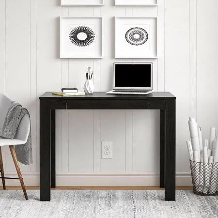 Mainstays Parsons Desk, Black Oak