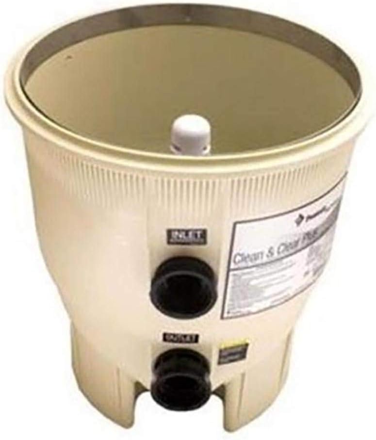 Pentair Swimming Pool Filter Bottom Tank Assembly Replacement for Clean and Clear Plus and Quad DE Cartridge Filters, Almond - Smart Home Appliances