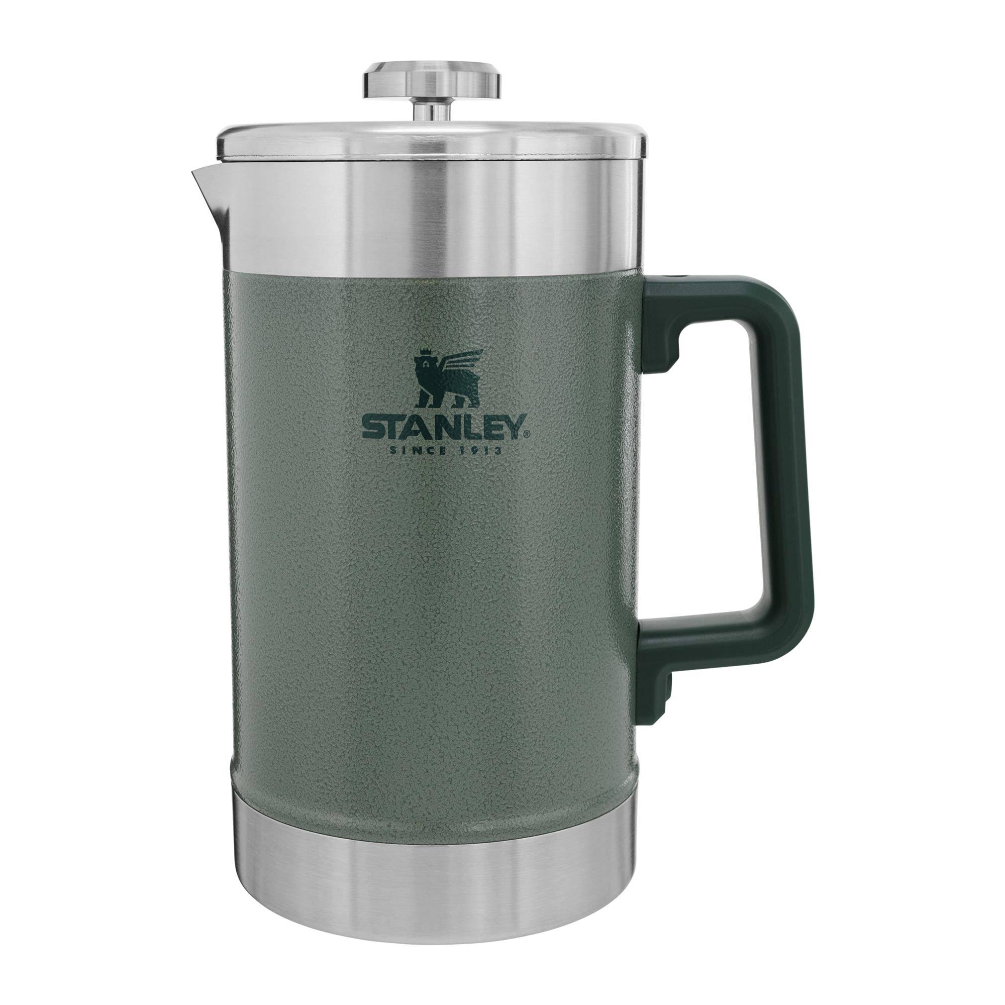 Stanley 48 oz Classic Stay Hot French Press, Hammertone Green