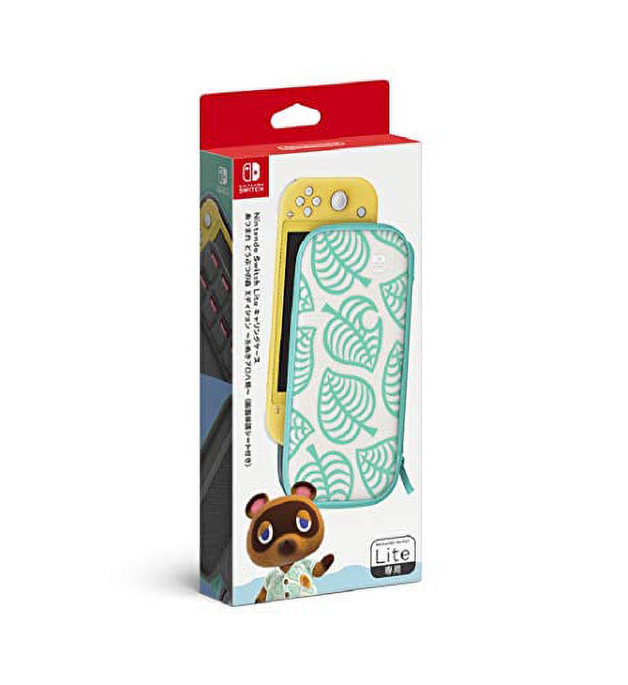 Nintendo Switch Liteキャリングケース あつまれ どうぶつの森エディション ~たぬきアロハ柄~(画面保護シート付き)