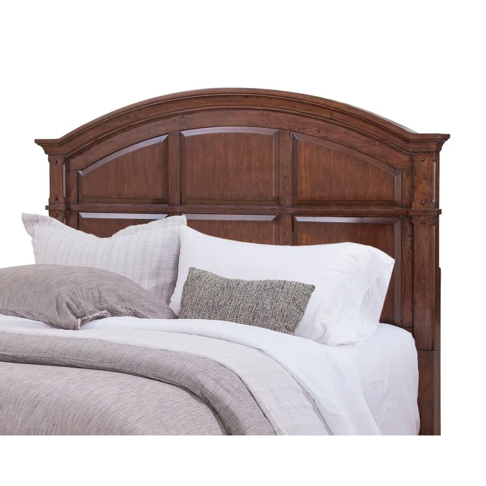 American Woodcrafters Sedona Cinnamon Cherry King Size Wood Panel Headboard