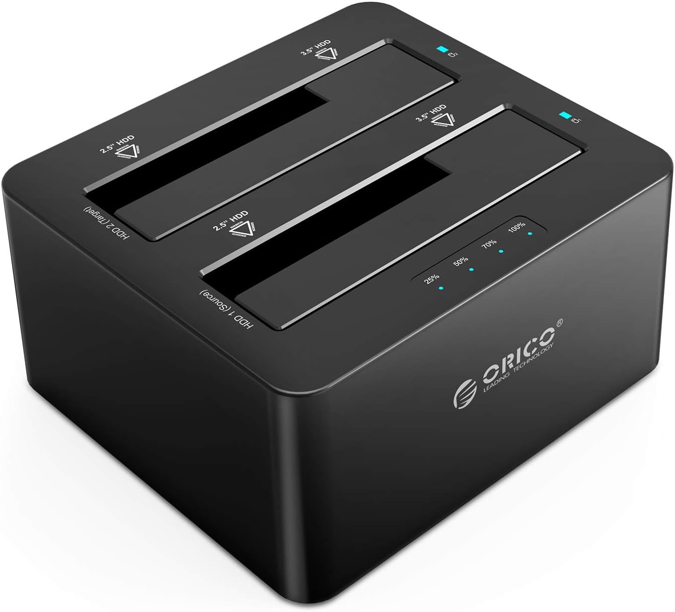 ORICO 40TB USB 3.0 to SATA I/II/III 4 Bay External Hard Drive Docking Station for 2.5 or 3.5 inch HDD