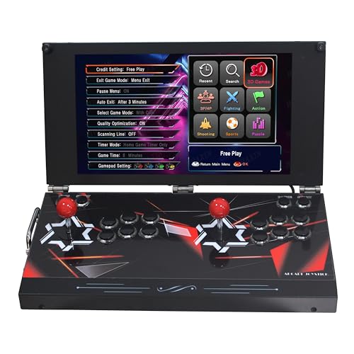 26800 in 1 Hand-held Portable Arcade Game Console 17.5-inch HD Screen Dual Players Pandoras Box DX