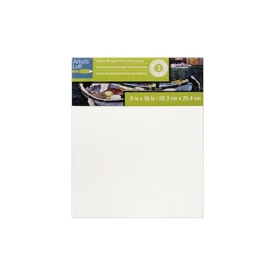 12 Pack: Level 3 Gallery Wrapped Heavy Duty Canvas by Artist&s Loft in White | 8x22 x 10x22 | Michaels
