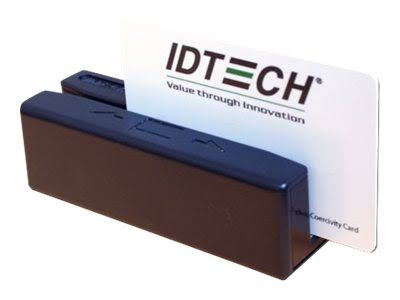 ID TECH SecureMag Encrypted MagStripe Reader - Magnetic card reader - USB, keyboard wedge - Black