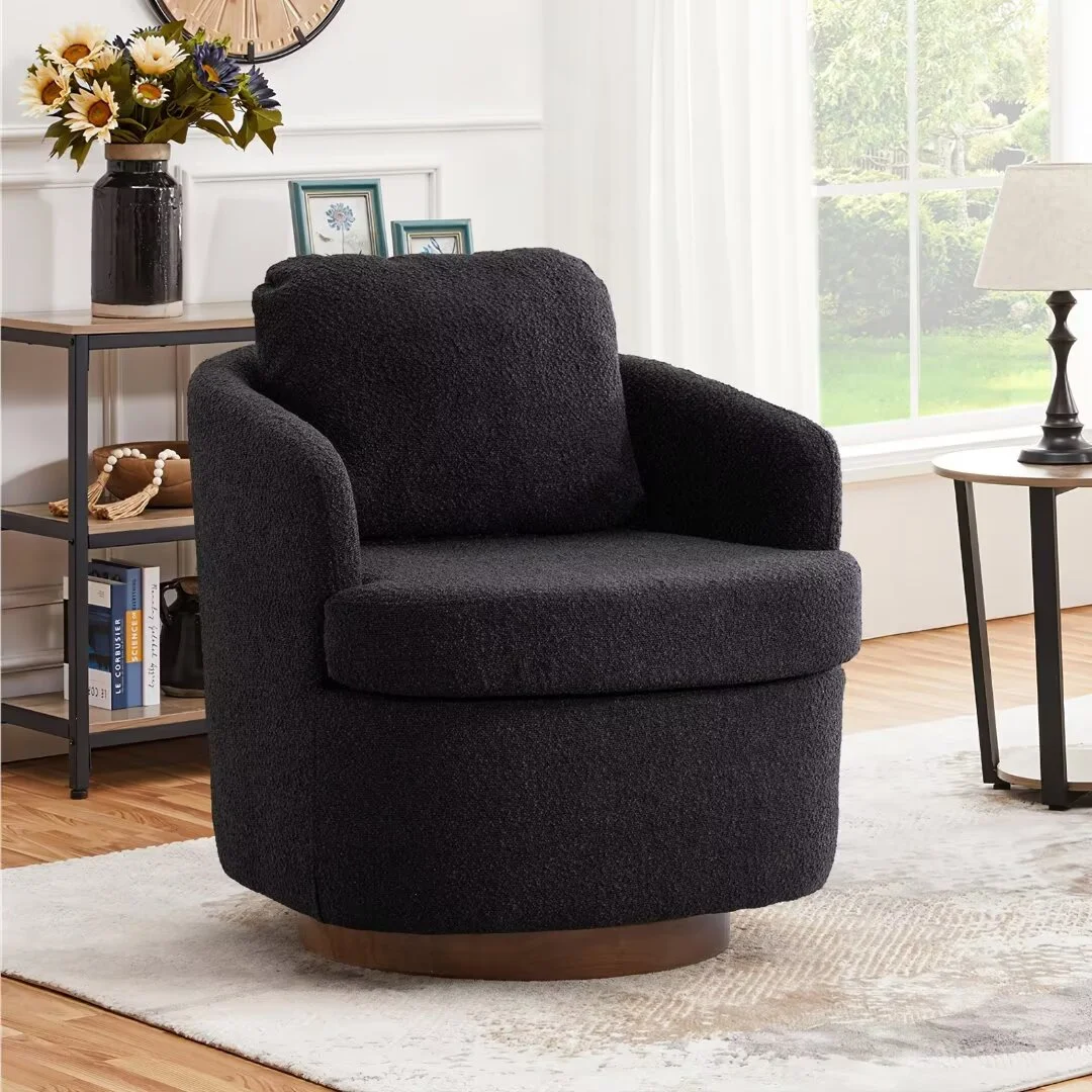 Lecut Swivel Accent Chair for Living Room, Oversized 360&deg