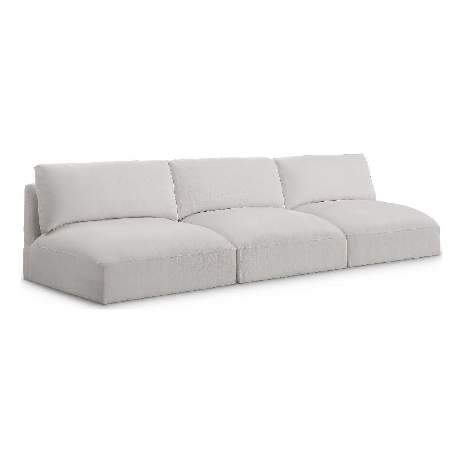 Meridian Furniture Ease Cream Fabric Modular Sofa