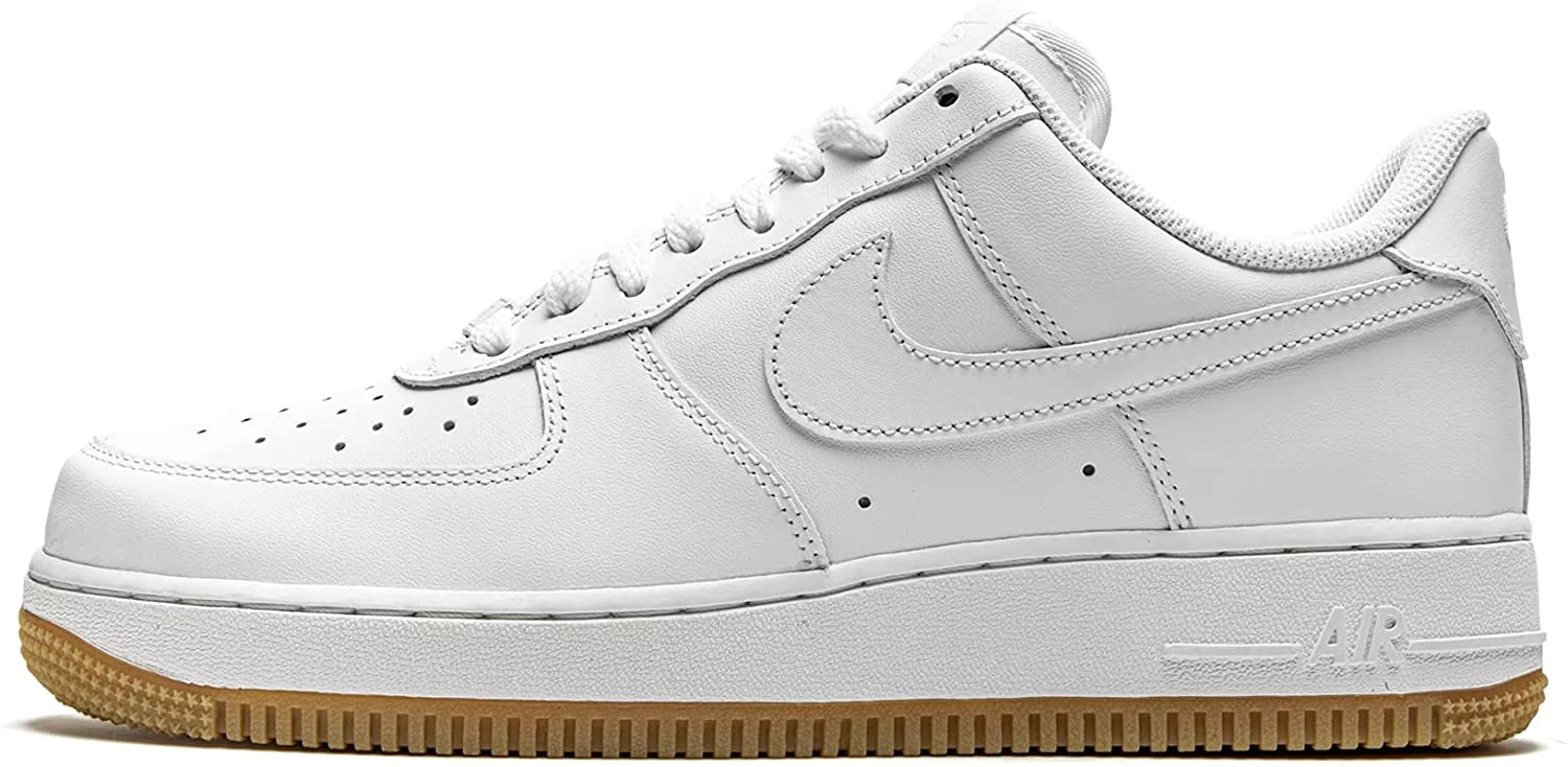 Nike Mens Air Force 1 07 An20 Basketball Shoe 11 White/White-gum Light Brown - Radiant Selections