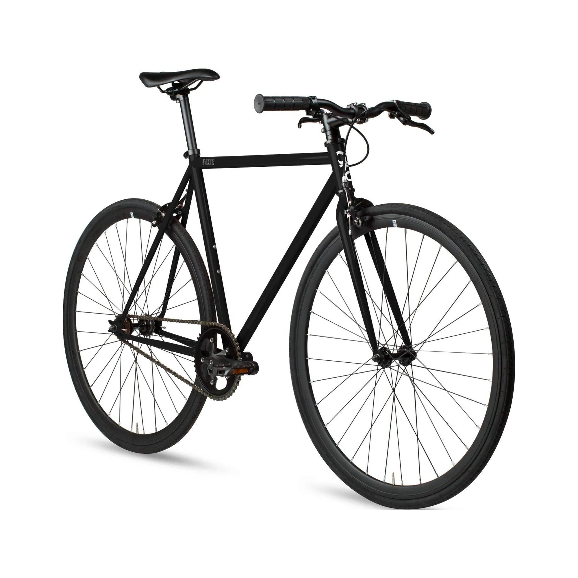 6KU Fixed Gear Single Speed Urban Fixie Road Bike, Slate L/55cm - Radiant Selections
