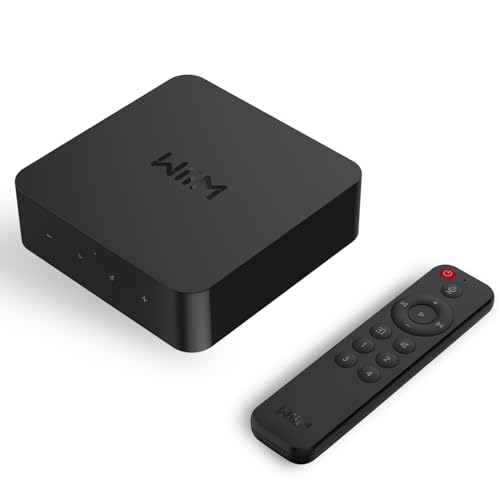 WiiM Pro AirPlay 2 Receiver, Google Cast Audio, WiFi Multiroom Streamer, Compatible with Alexa, Siri and Google Assistant