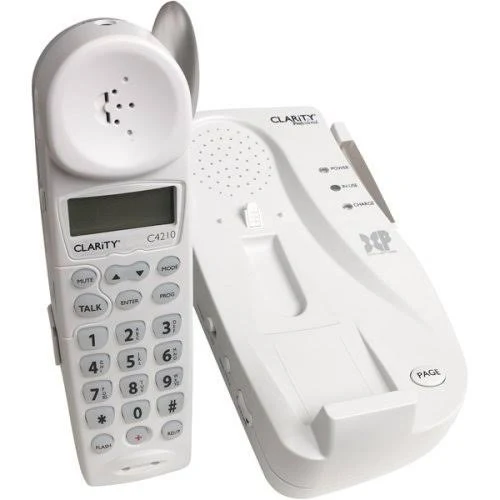 Clarity C-4210 Amplified Cordless Telephone with Call Waiting