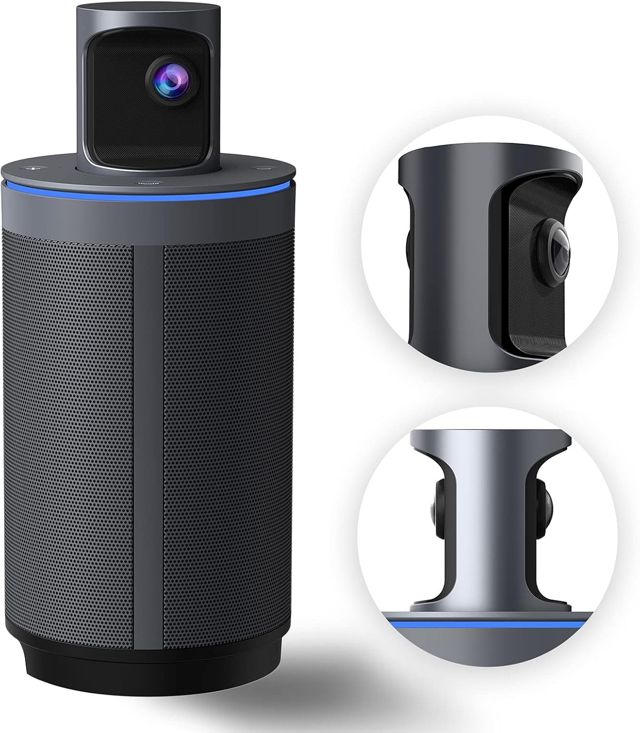 NexiGo Meeting 360, 8K Captured AI-Powered Framing & Speaker Tracking, 1080p HD 360-Degree Smart AIO Video Conference Camera