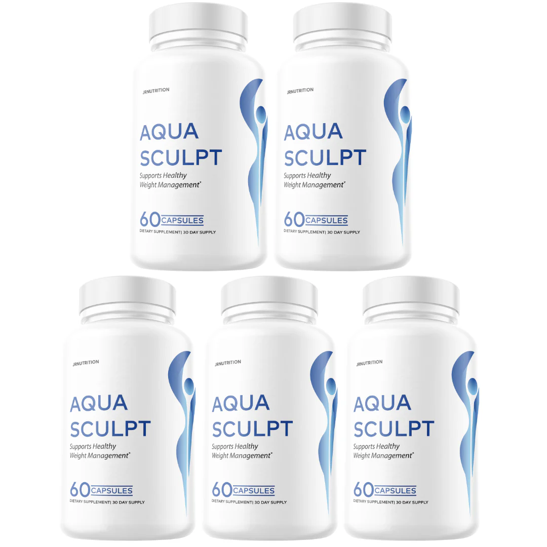 Aqua Sculpt Weight Loss Support Aqua Sculpt Maximum Strength - 5 Bottles - Kansas Nuitrition - HNZSDS