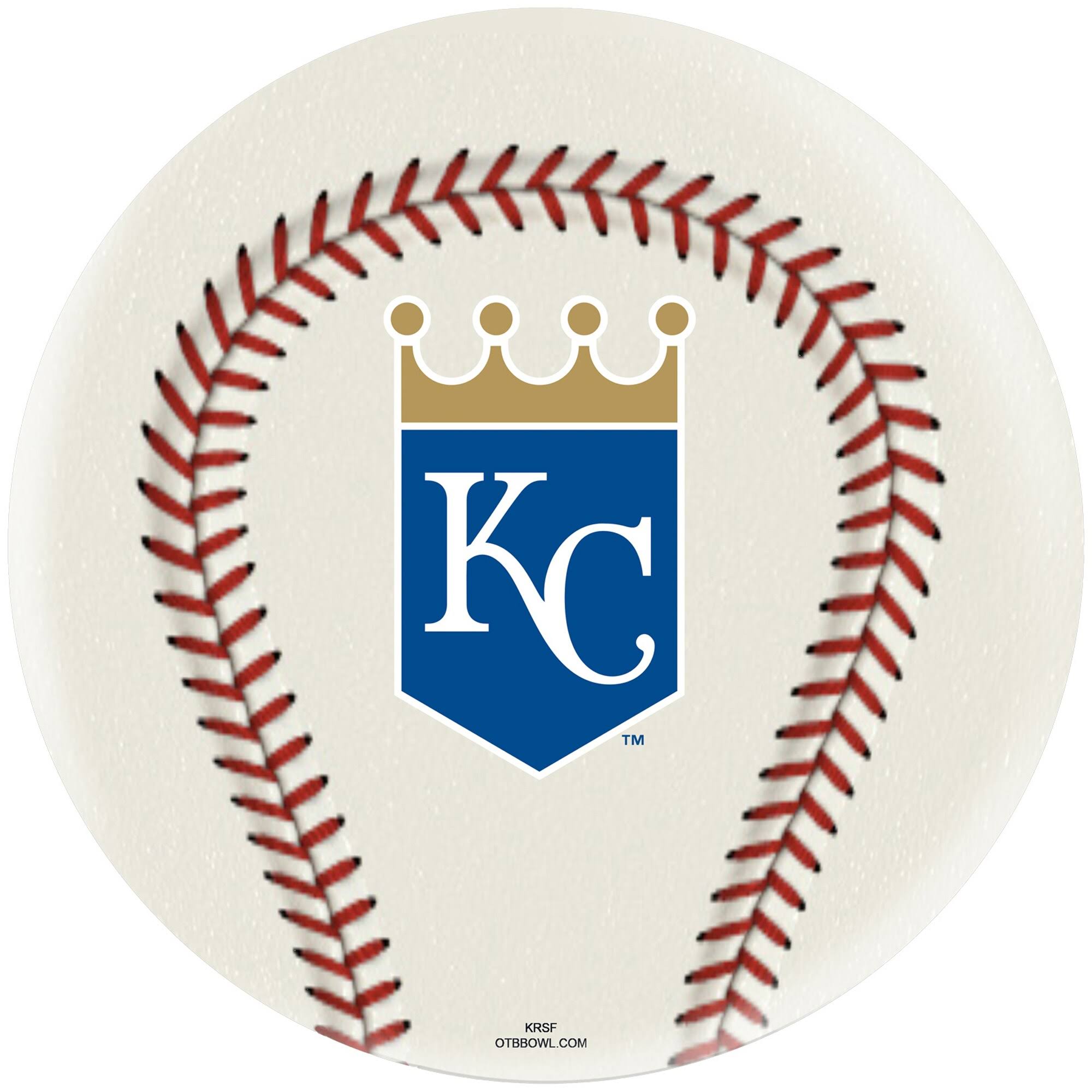 MLB Kansas City Royals Baseball Bowling Ball