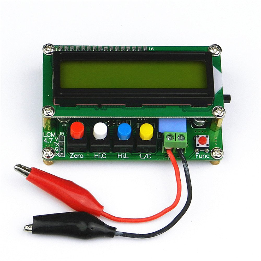 High Precision Inductance Meter Inductance Capacitance L/C Meter Digital Capacitor Meter LCD Capacitance Meter Tester Mini USB Interface with USB