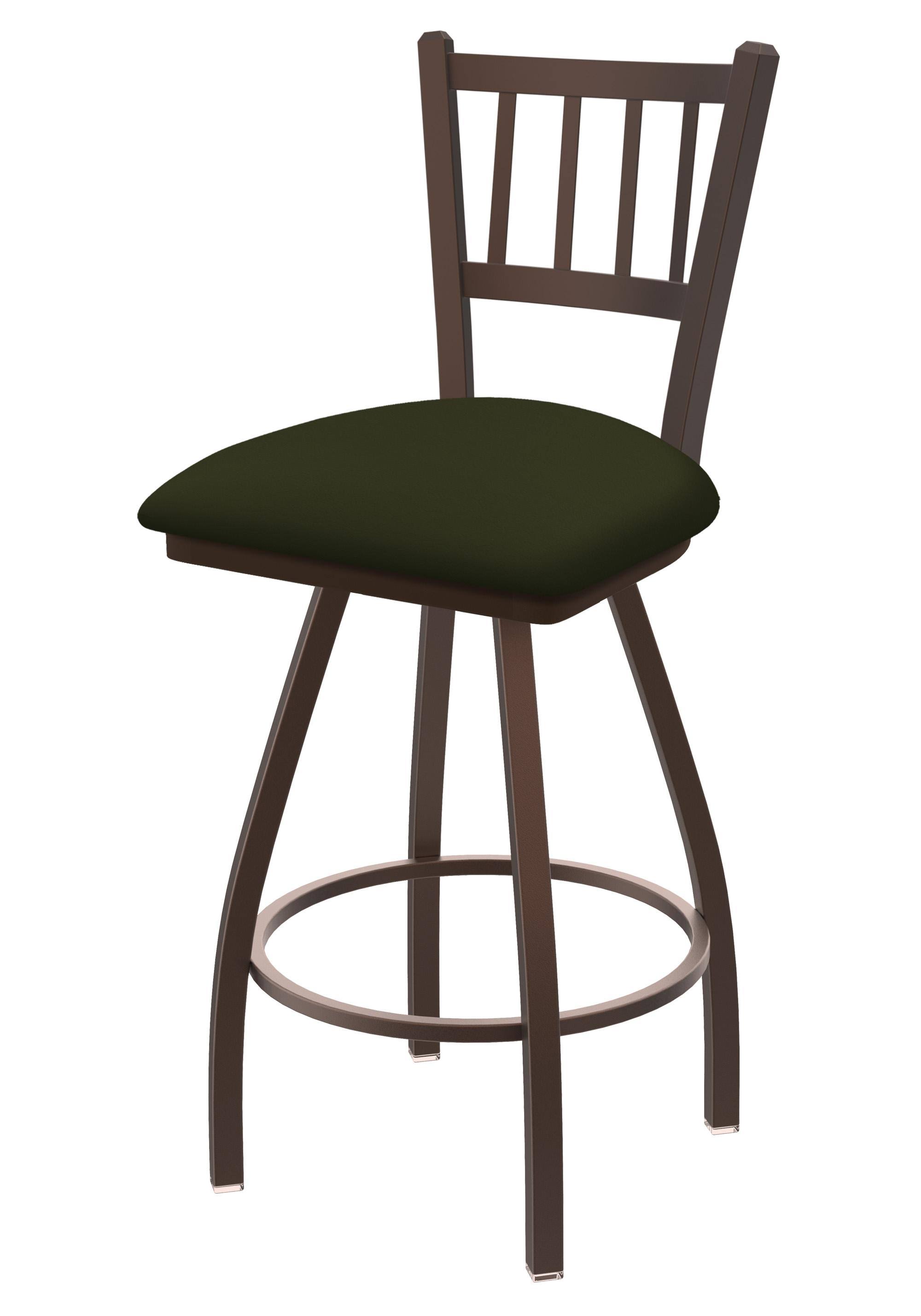 Holland Bar Stool XL 810 Contessa 36 inch Swivel Extra Tall Bar Stool with Bronze Finish and Canter Pine Seat