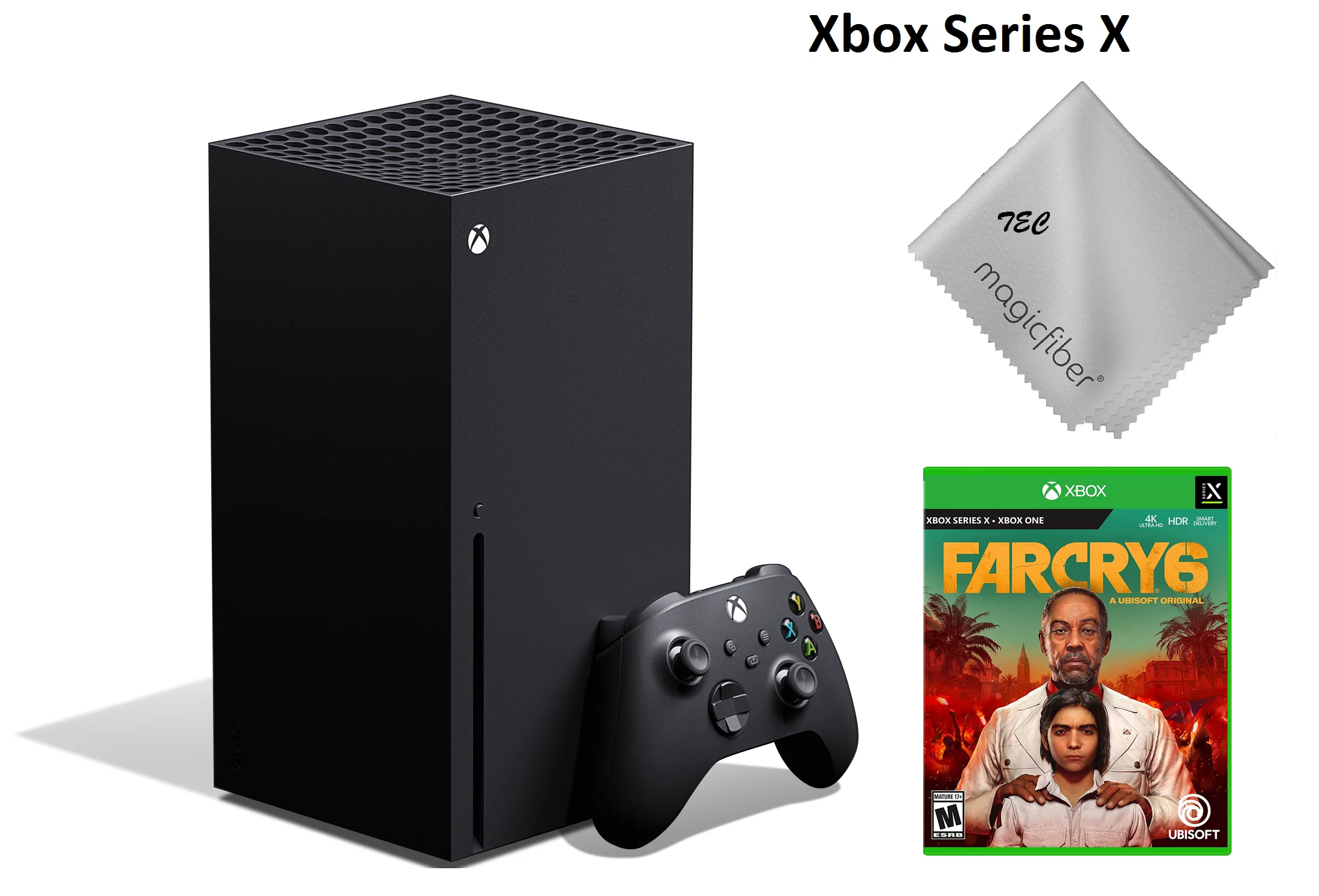 TEC Newest Microsoft- Xbox -Series- -X- Gaming Console - 1TB SSD Black With Far Cry 6 Game Bundle - Curated Treasures Market