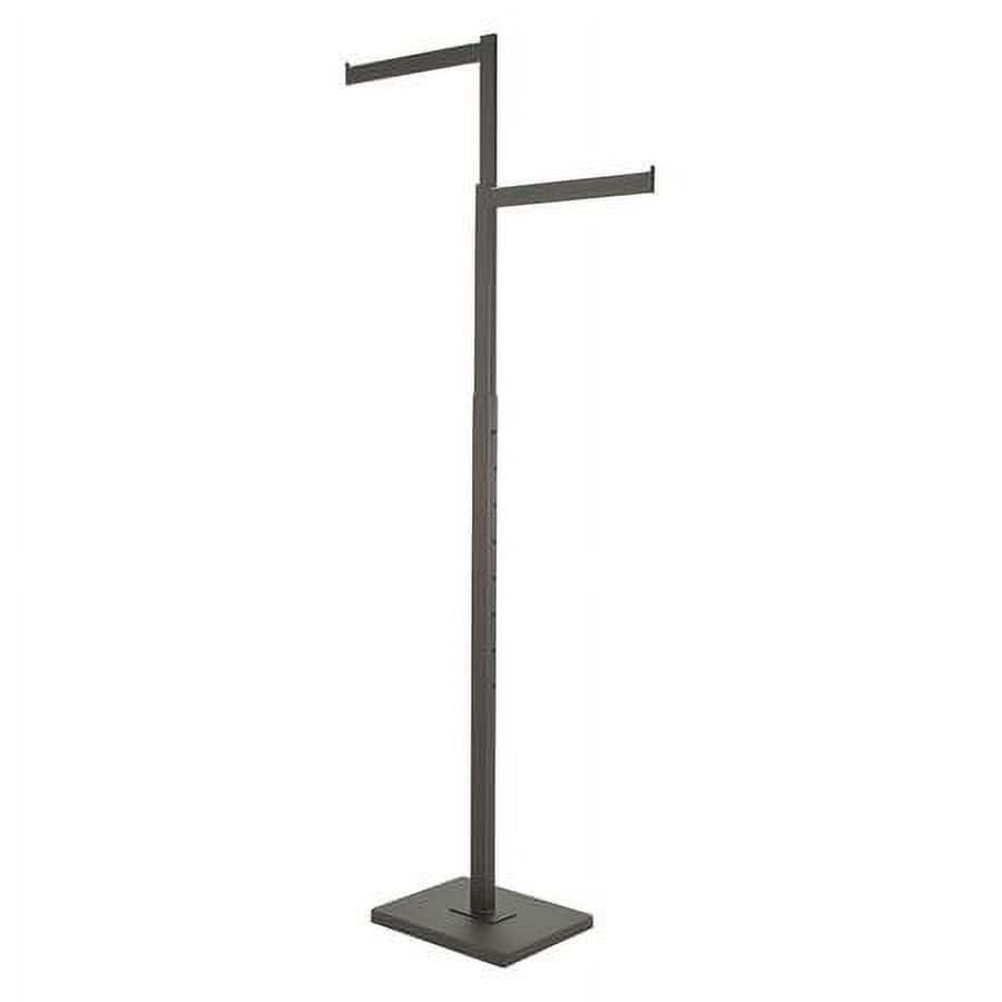 Econoco K90-MAB 2-Way Rectangular Tubing with Straight Arms , Black - Matte