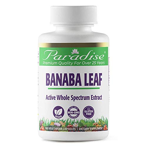 Paradise Herbs, Banaba Leaf, 12:1 Concentrated Extract, 250 mg, Vegan, Gluten-Free, Non-GMO, 180 - Kansas Nuitrition - HNZSDS