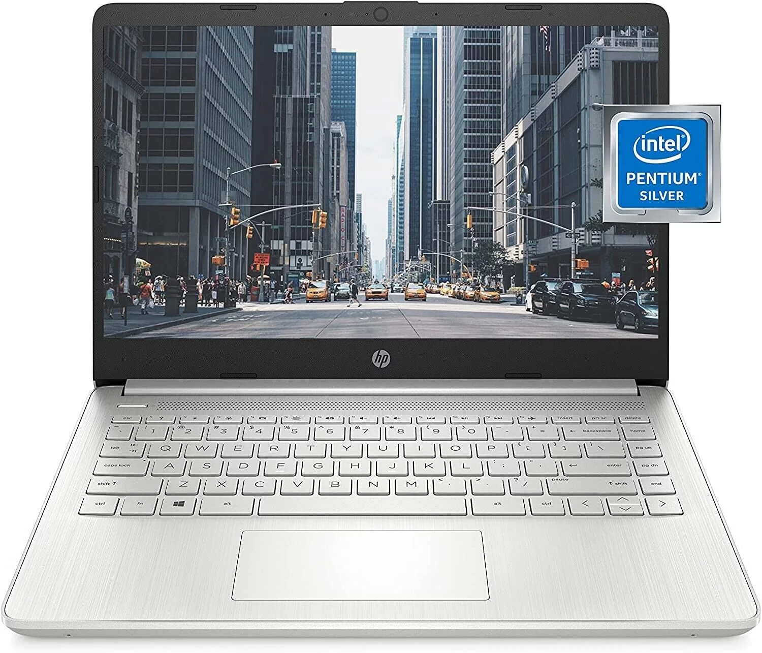 HP 14" Laptop, Intel Celeron N3050, 128GB SSD, 14-dq0090nr