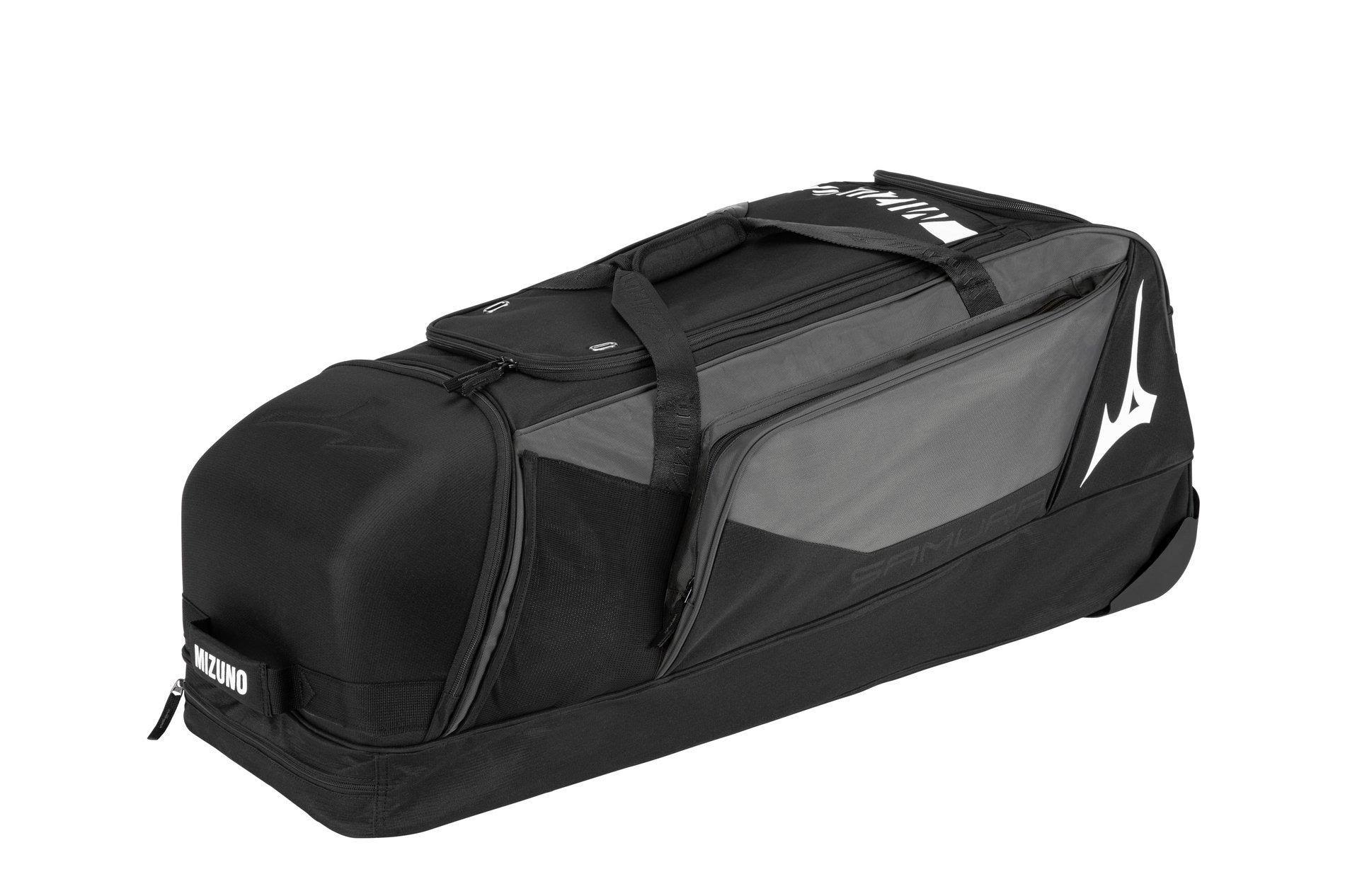 Mizuno Samurai Catcher&s Wheel Bag X-Charcoal