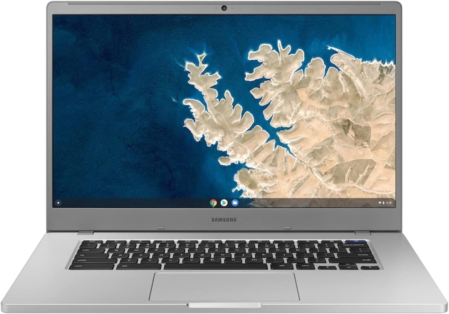 Samsung Chromebook 4 + (2021 Model) 15.6" Intel UHD Graphics 600, Intel Celeron Processor N4020, 4GB, 32GB| Wi-Fi -(XE350XBA-KA1US), Silver