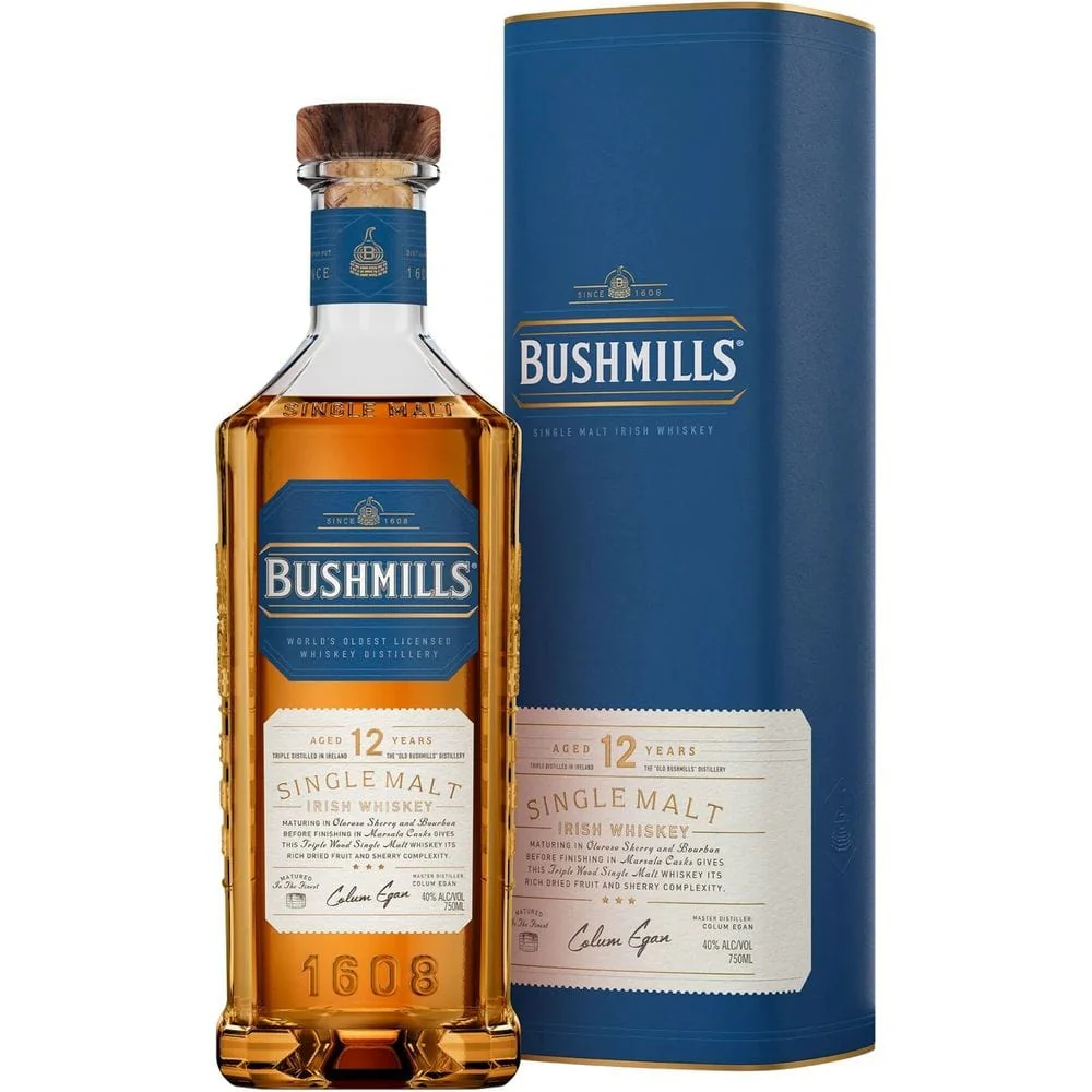 Bushmills Irish Single Malt 12 Year Whiskey - Nestor Liquor