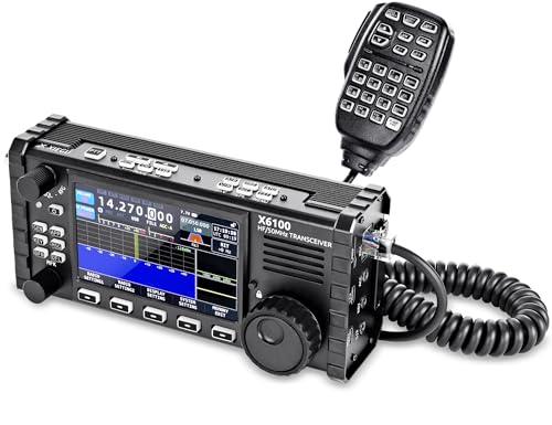 Xiegu X6100 HF Transceiver SDR HF/50MHz Full Mode Built-in Battery and Auto Antenna Tuner