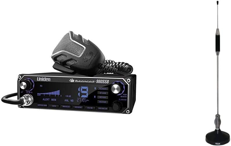 Uniden Bearcat 980 CB Radio and Tram 703-HC CB Antenna Kit