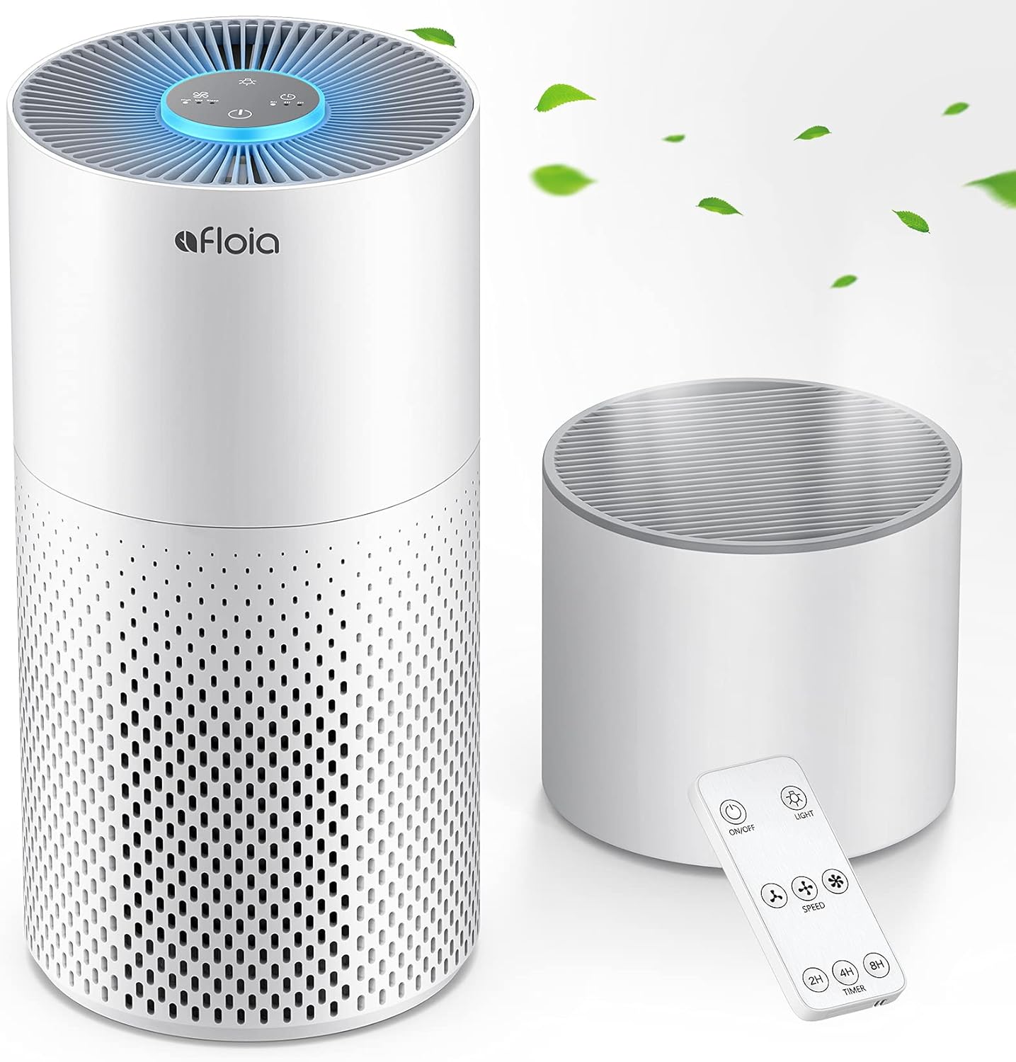 Air Purifier And Humidifier Combo For Home, 22Db| 7 Colors Night Hepa Air Purifiers 2 In 1 With Remote Control