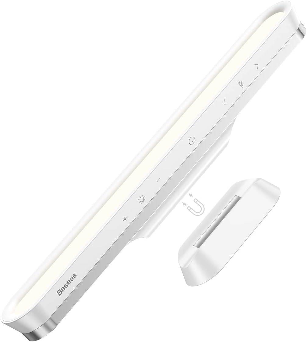 Baseus 42LED Wireless Under Cabinet Lighting, Magnetic Closet Light, Dimmable, Touch Control, Adjustable Color Temperature/Brightness