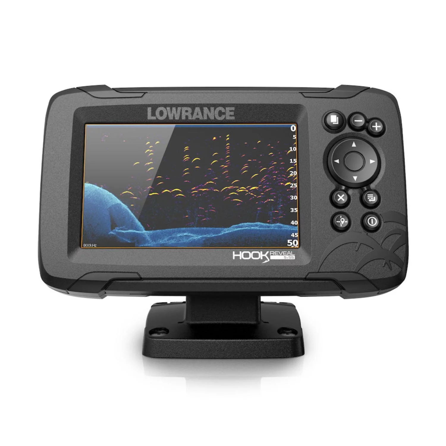 Lowrance Hook Reveal Fish finder Splitsht with Down scan Imaging without Mapping