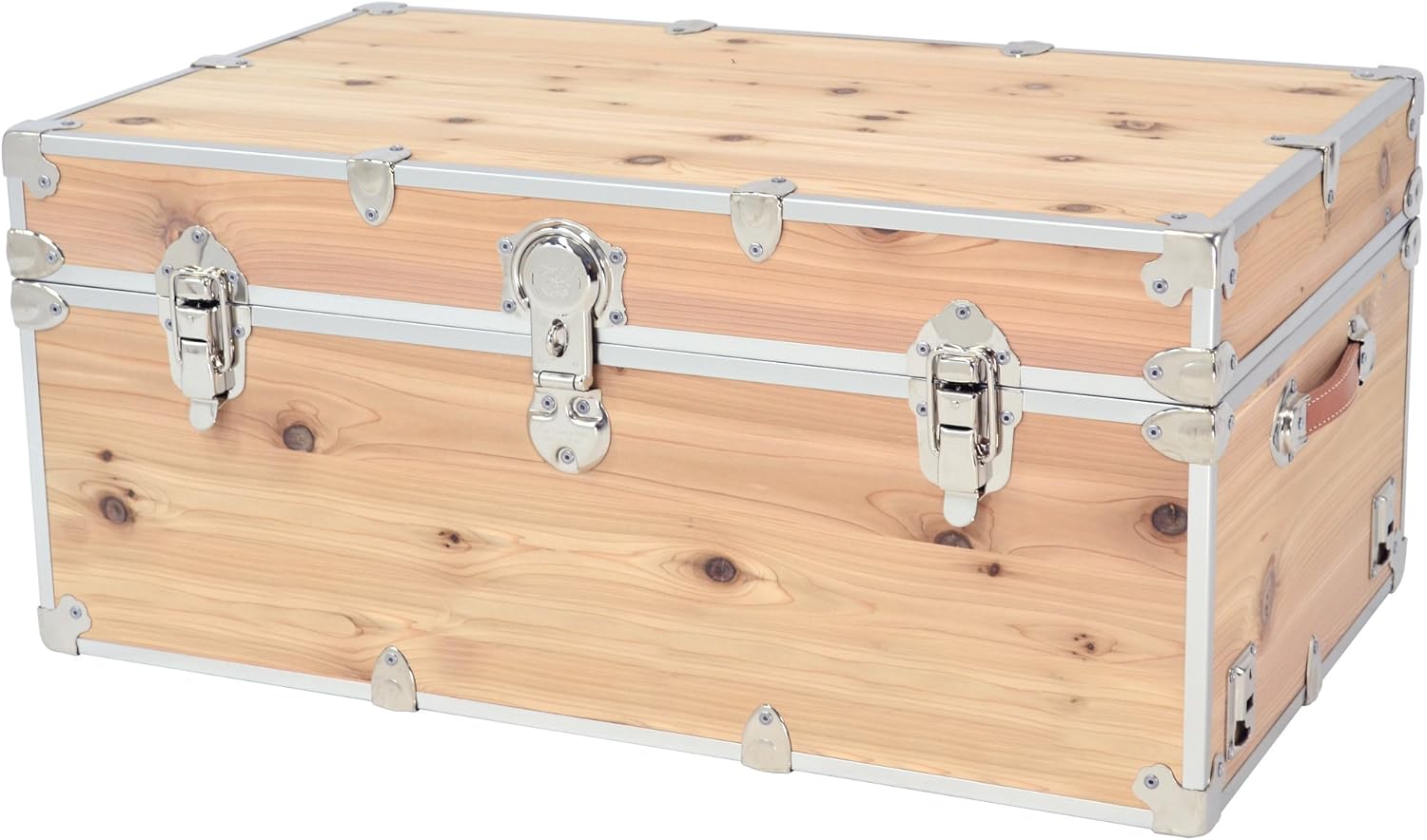 Rhino Trunk & Case Western Red Knotty Cedar Large Trunk For Foot Locker Style & End of Bed Storage 32x18x14