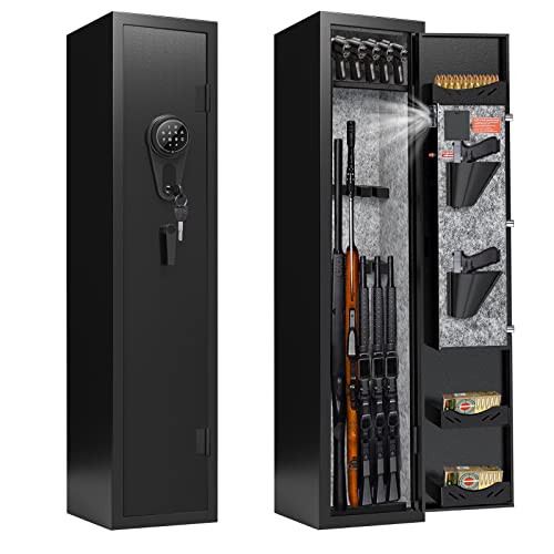 KAER 10-12 Gun Safes for Home Rifle and Pistols,Gun Safes & Cabinets,Quick Access Gun Cabinet