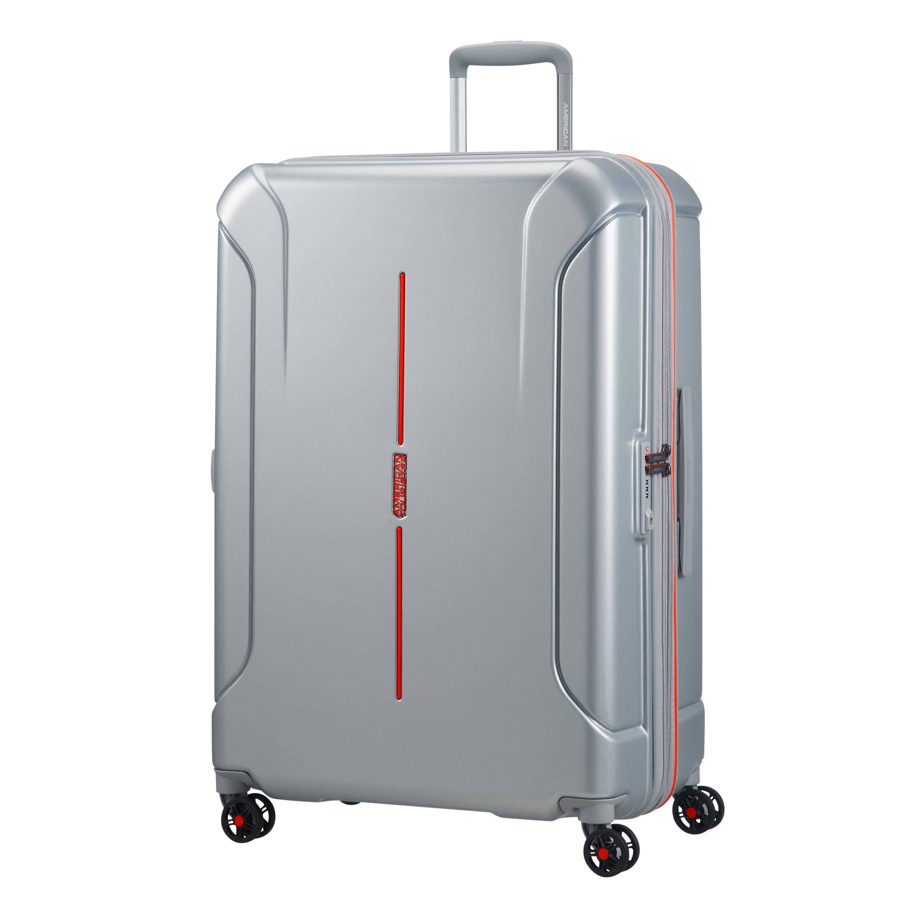 American Tourister Grey/Red Technum 28-in. Spinner