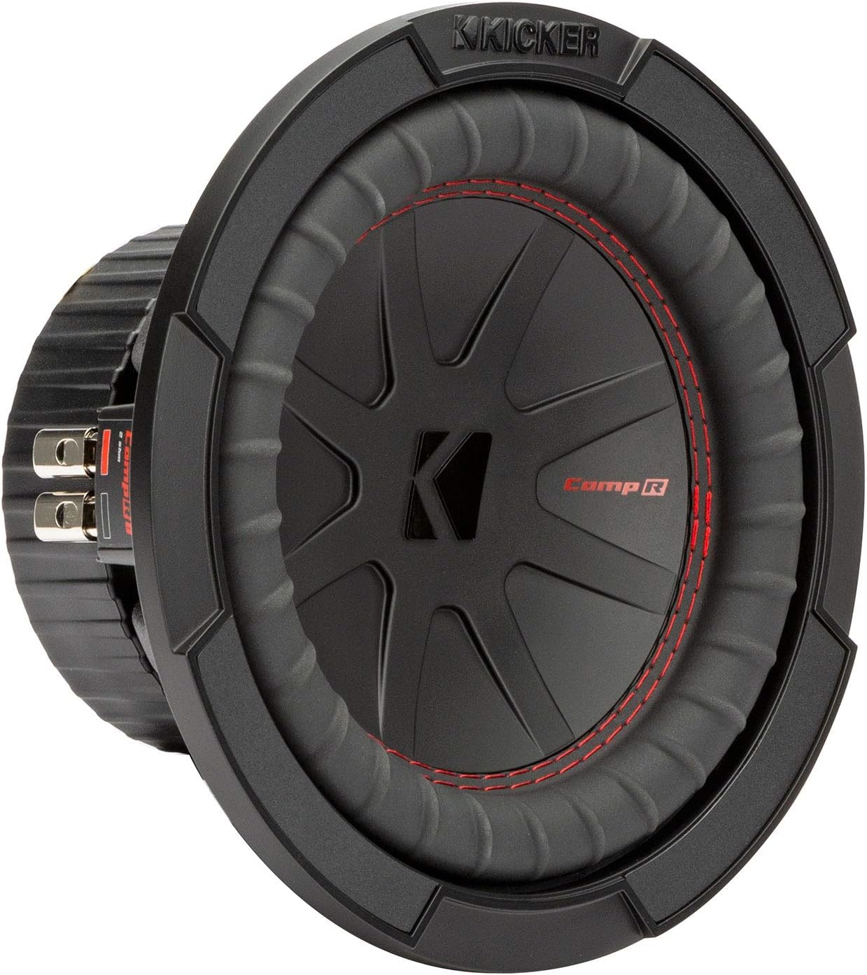 KICKER CompR 8"(20cm) Subwoofer, DVC, 2-ohm, RoHS Compliant
