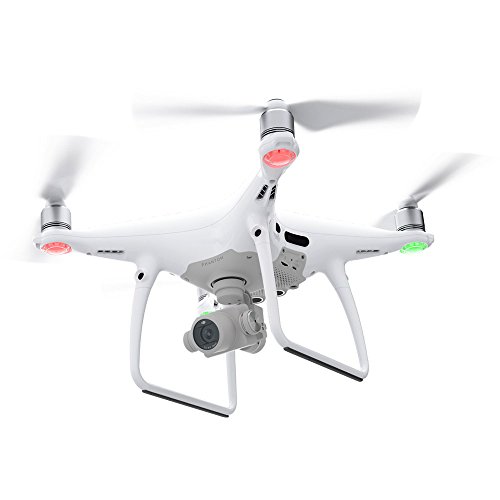 DJI Phantom 4 (Version UE) - Drone Quadricoptère avec Caméra - Offre 30-Min de Vol - Caméra 4K - Photos & Vidéos HD - Design élégant
