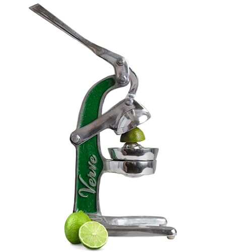 Artisan Crafted Cast Aluminum Professional Grade Manual Hand Press Juicer For Fresh Squeezed Orange, Lemon, Lime