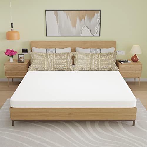 PayLessHere 5 Inch Memory Foam Mattress/Cooling Gel Bamboo Charcoal Infused Mattress/Medium Firm Mattresses/CertiPUR-US
