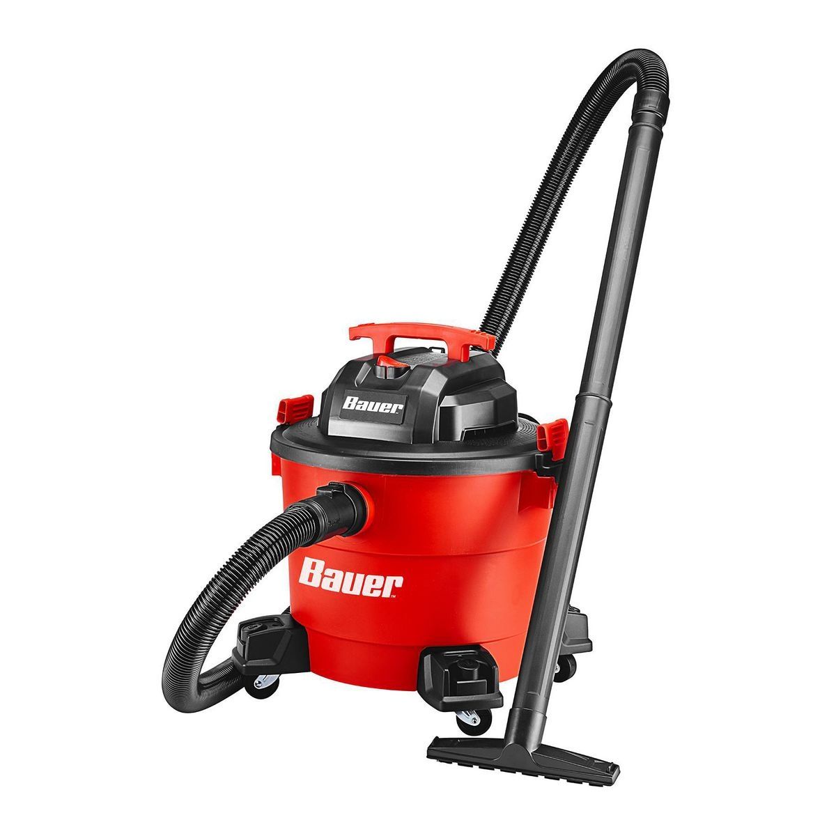 BAUER 9 Gallon, 4.5 Peak HP Wet/Dry Vacuum