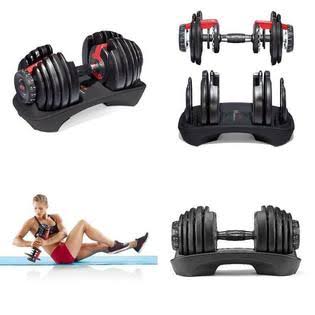 Bowflex SelectTech 552 Adjustable Dumbbell Save Space Sync Weightlifting Gym New - Megean