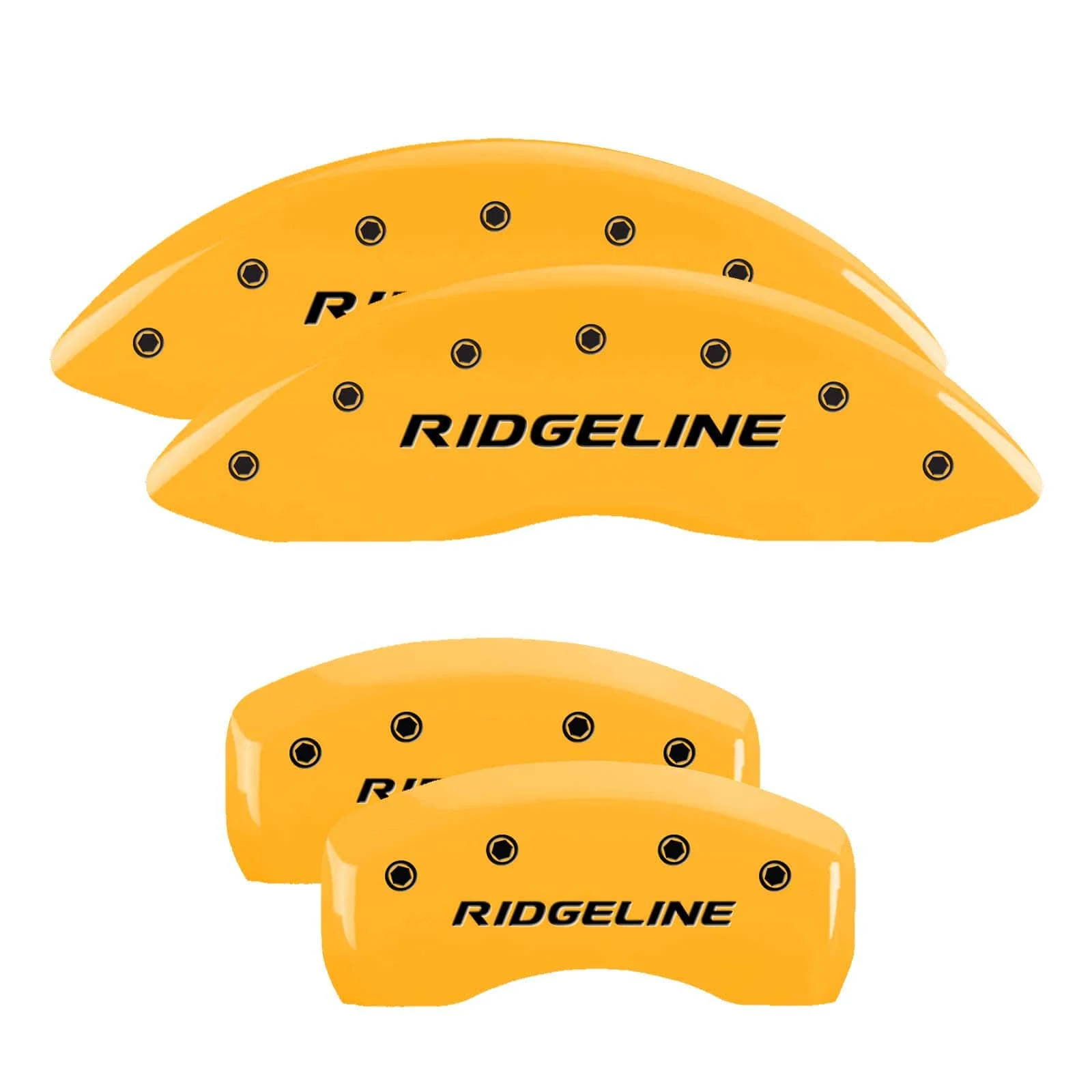 MGP 20213SRGLYL Yellow Ridgeline 2017 Honda Caliper Covers