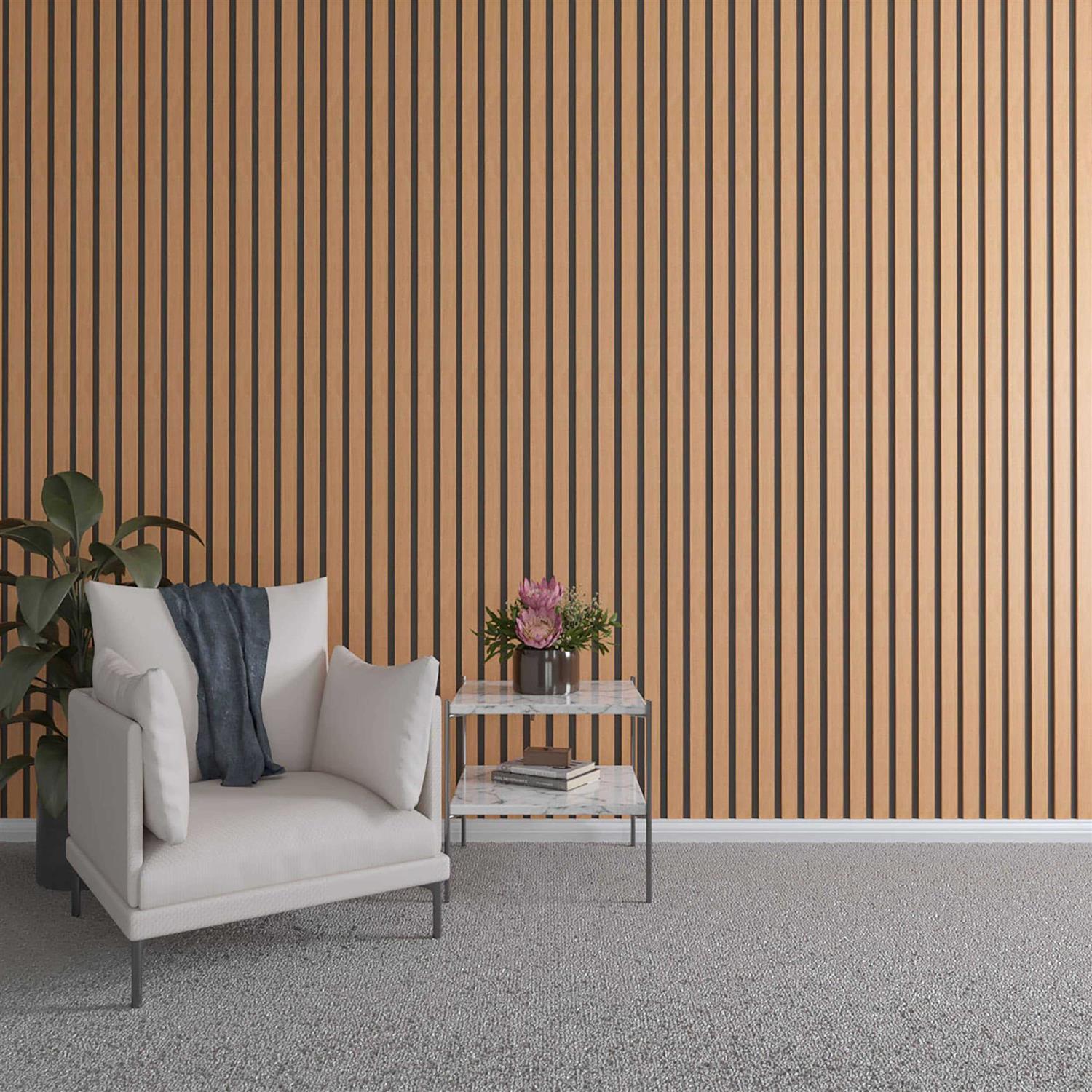 Ekena Millwork Adjustable Wood Slat Wall Panel Kit Slats - Shop Hardware Tools Online Store
