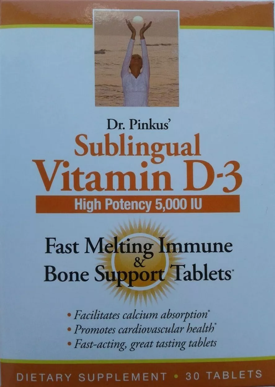 DR. NEWTON'S Sublingual Vitamin D3 by Dr. Pinkus' High Potency 5,000 IU 30 Tablets - Kansas Nuitrition - HNZSDS