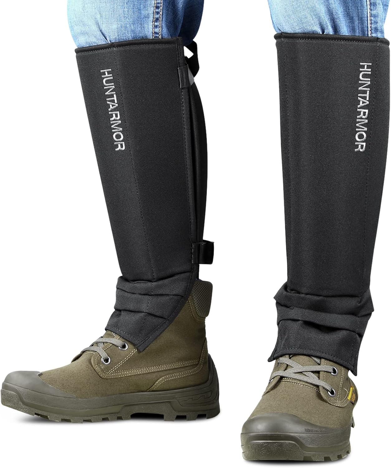 HUNTARMOR Snake Gaiters with Protective EVA: Comfortable Snake Bite Proof Guardz Gaiters, Strong Protection Snake Chaps