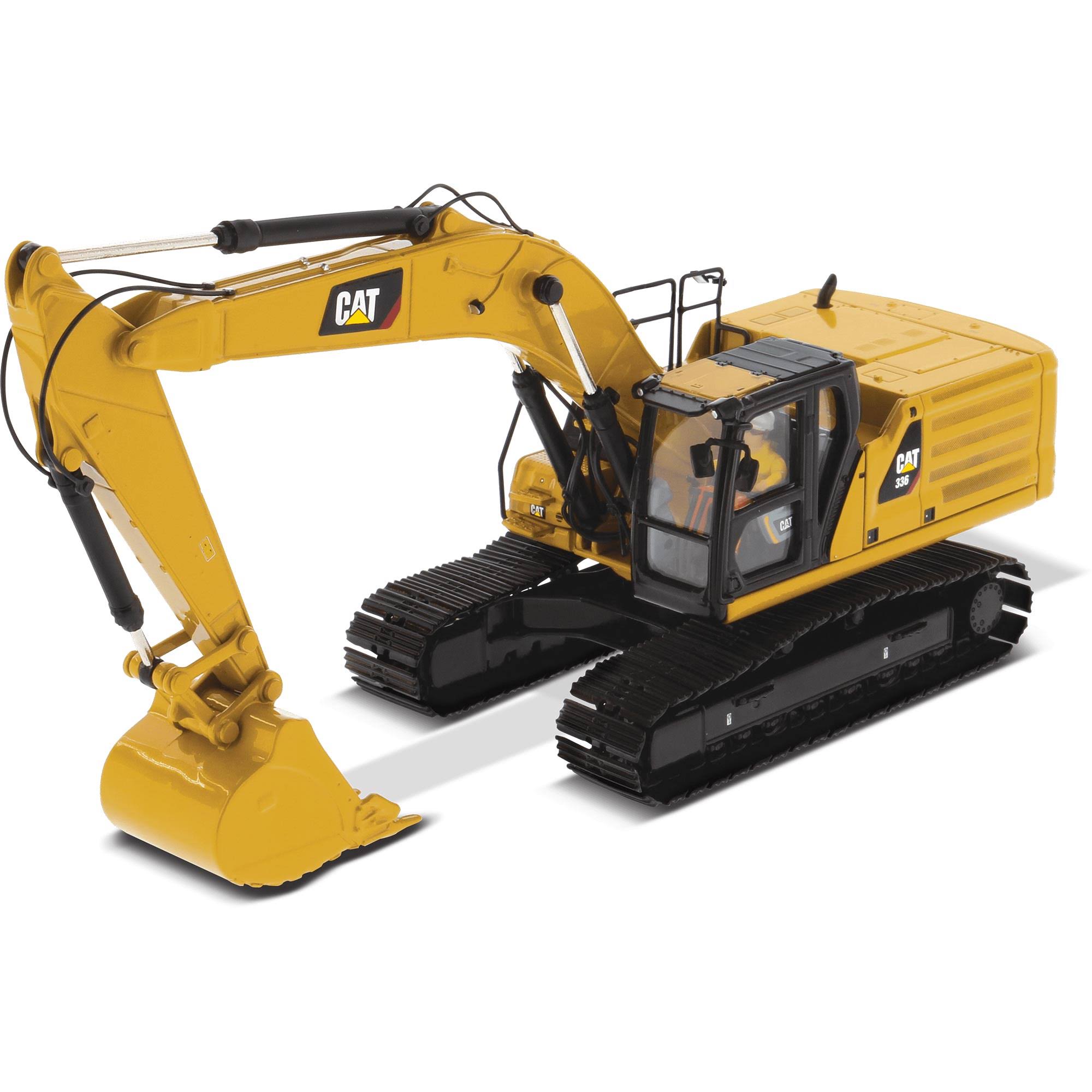 Diecast Masters Cat Caterpillar 336 Next Generation Hydraulic Excavator and Operator High Line Series 1/50 Diecast Model 85586